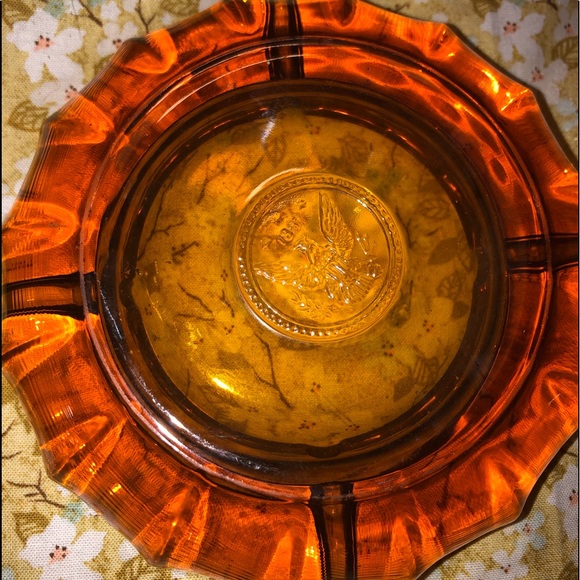 Fostoria Other - 3/$10 Vintage Fostoria Amber Ashtray